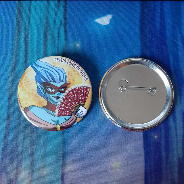 Team Mardi Gras – Badge