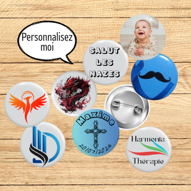 Badge à personnaliser
