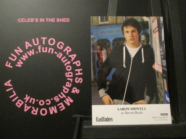 Aaron Sidwell (Steven Beale) Original EastEnders Cast Card