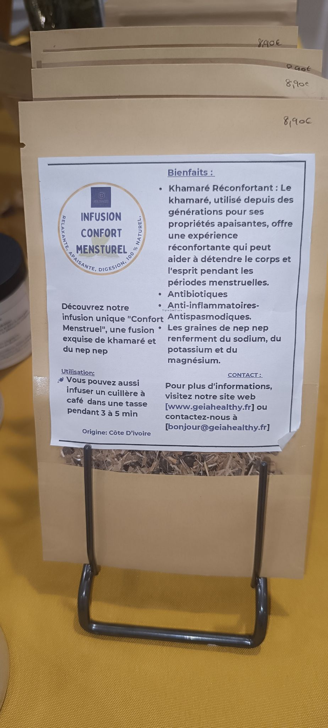 Infusion confort menstruel