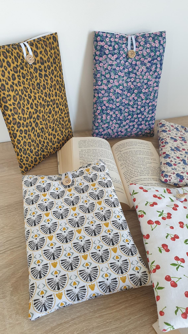 Pochette/couvre livre léopard 🐆