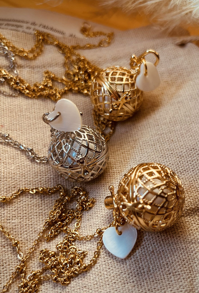 Bola d'amour argenté