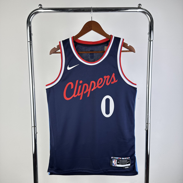 Camiseta NBA Los Angeles Clippers 2ª (Westbrook #0) 24-25