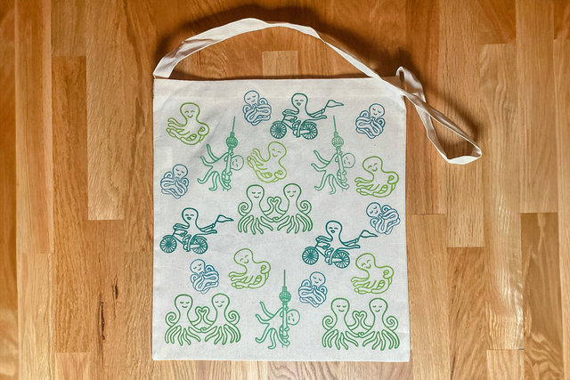 Stoffbeutel „Octopus Adventures“