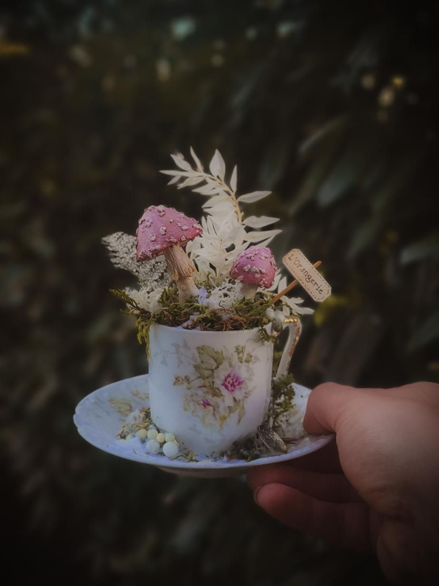 Infusion pétales de Songes- Sculpture fantastique 