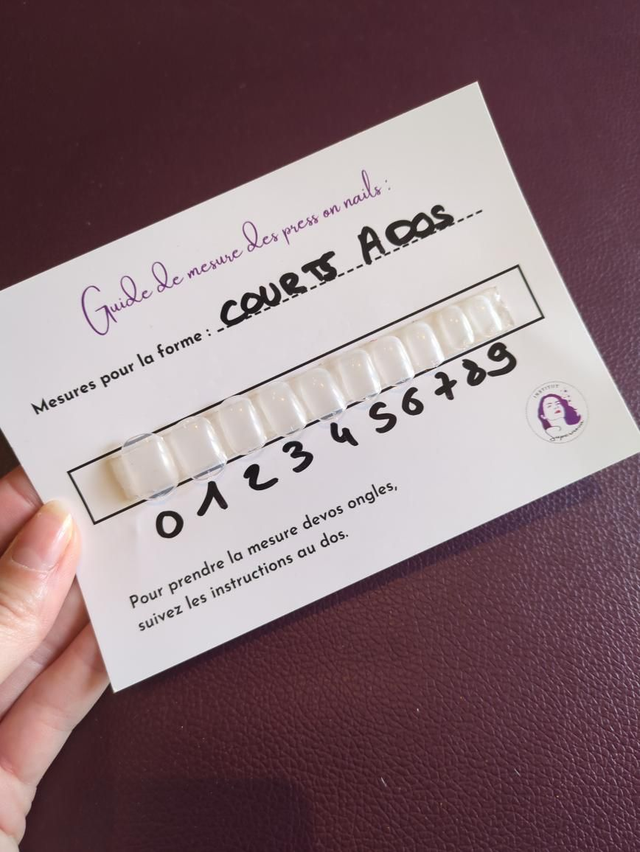 Kit Press on nails uni sur mesure