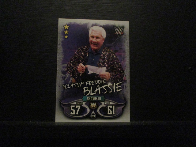 "Classy" Freddie Blassie - W Legends Slam Attax Live Original Trading Card #270