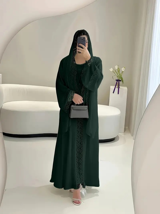 3pcs Women's Elegant Abaya