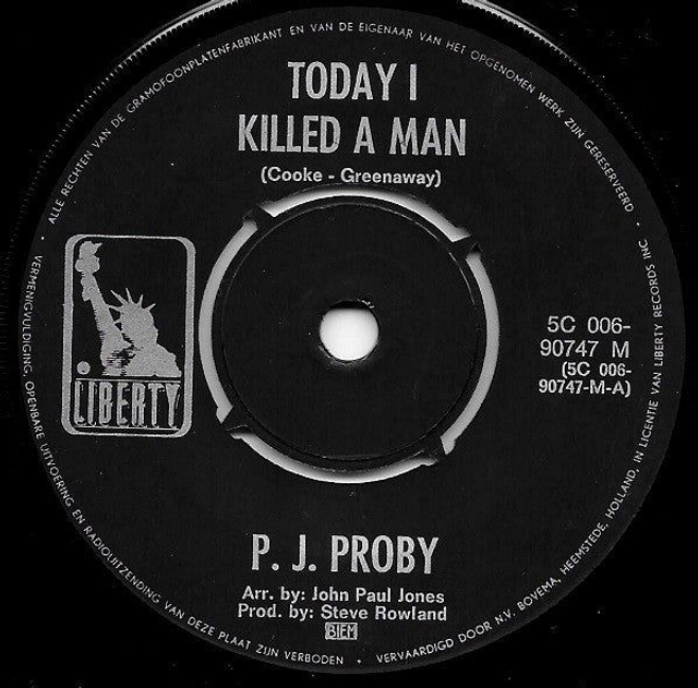P.J. Proby - Today I Killed A Man
