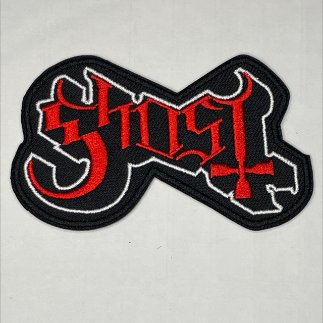 Ghost Logo Red Standard patch