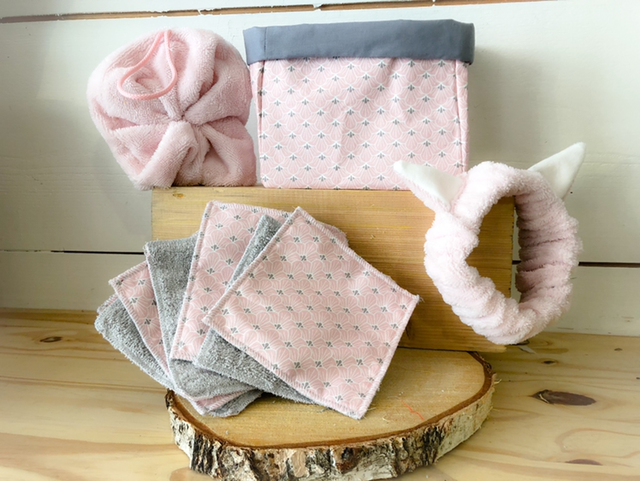 Coffret Beauté Éventail Rose