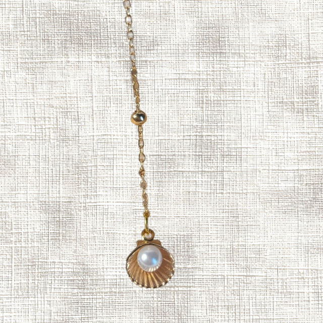 Sautoir double coquillage