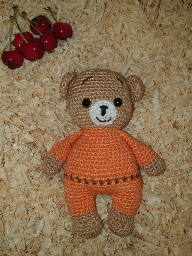 Eden en orange et marron