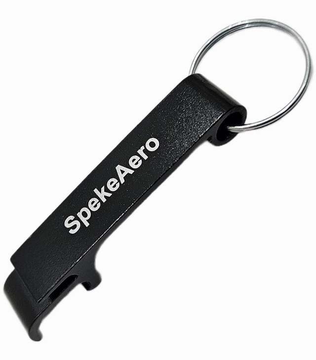 Speke Aero Alloy Keyring Bottle Opener