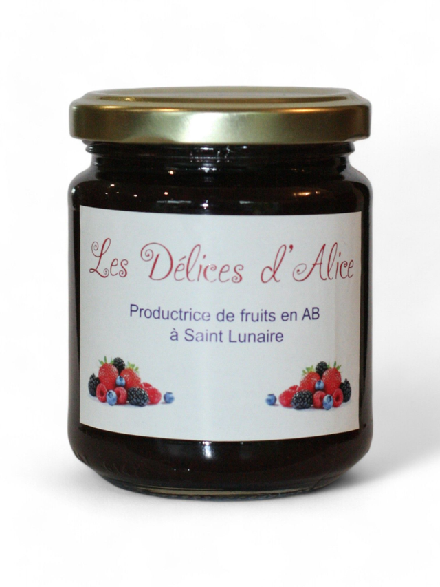 Confiture Fruits Rouges 240g