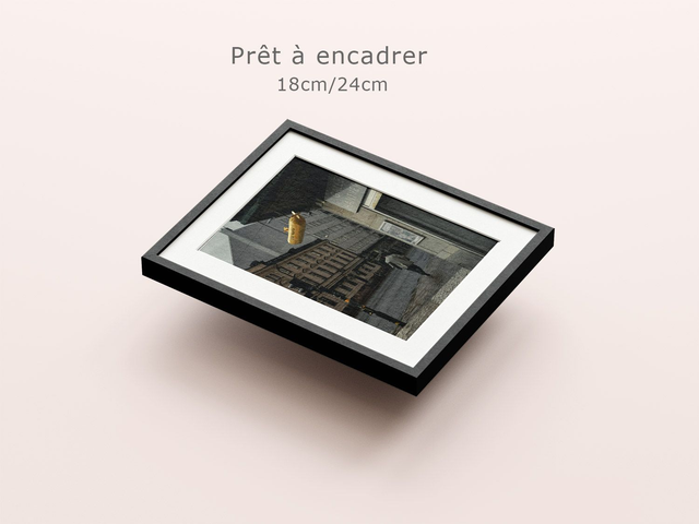 Tirage d&#039;art signé 18cm X 24cm  / photographie FineArt / Stockholm &quot;sous-marin jaune&quot;