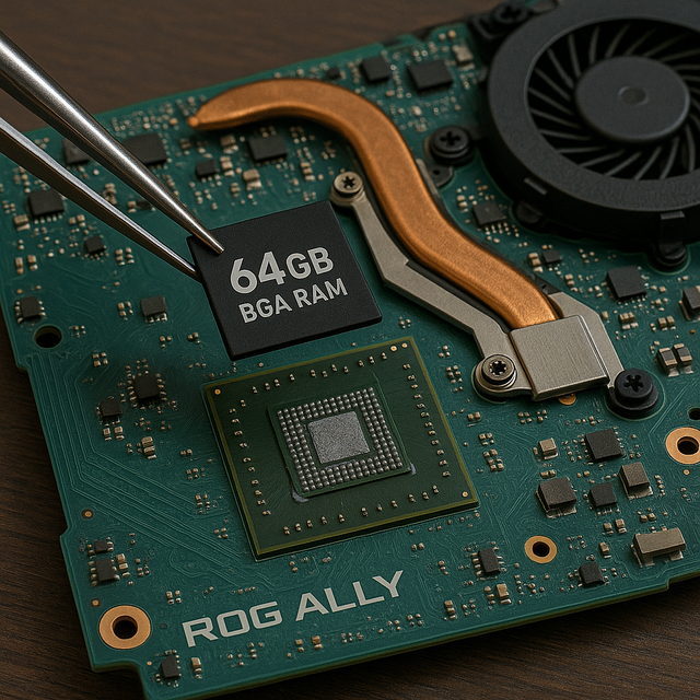 Rog Ally 64Gb ram upgrade