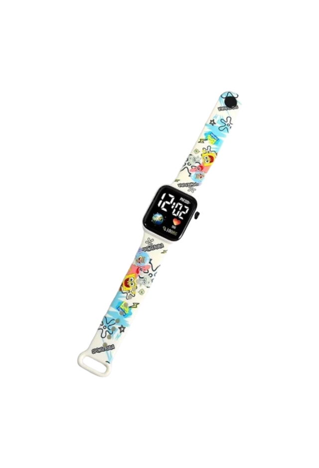 Kinderuhr Digital Spongebob Schwammkopf 