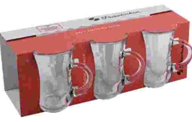 Paşabahçe Glasbecher mit Henkel 