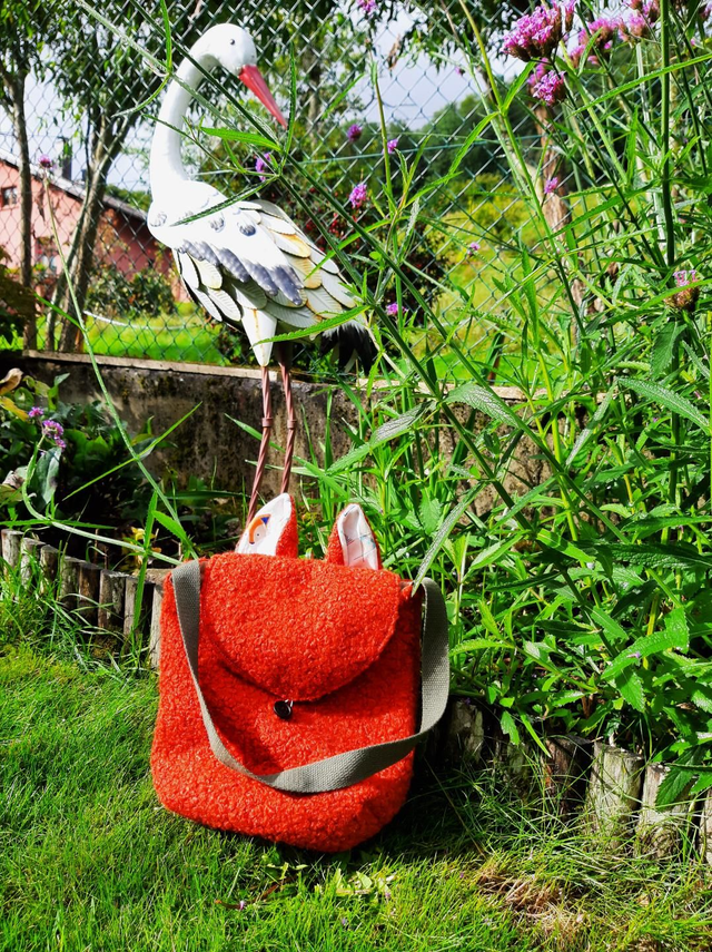 Sac besace enfant – Modèle Renard 🦊