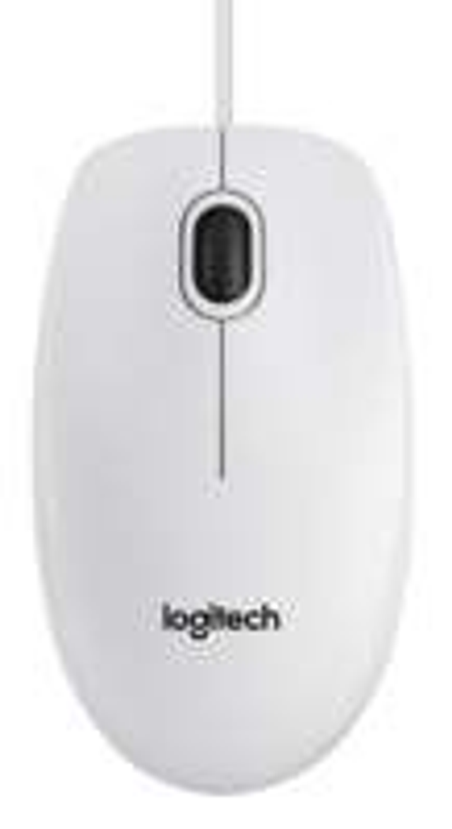 Logitech OEM Optical Mouse B100 White