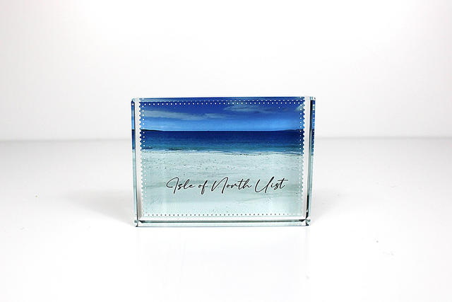 Isle of North Uist Beach Glass Block 