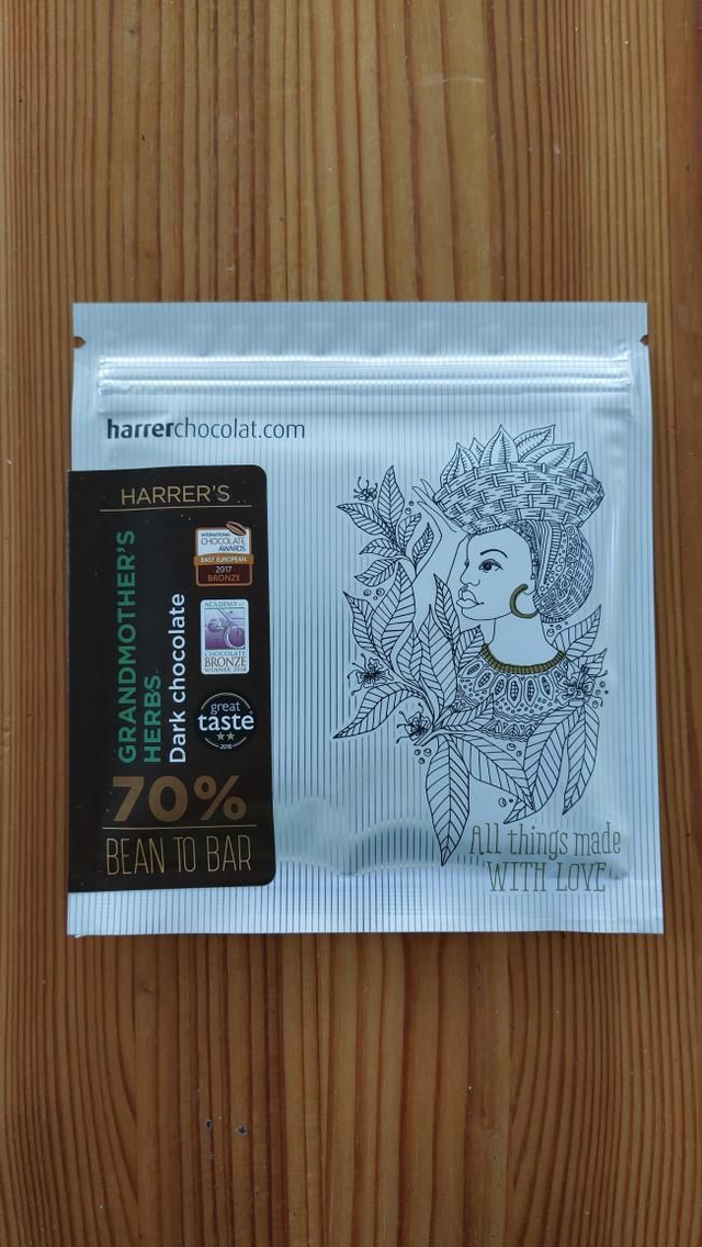 Harrer 70% Dark w/ Grandmother's herbs