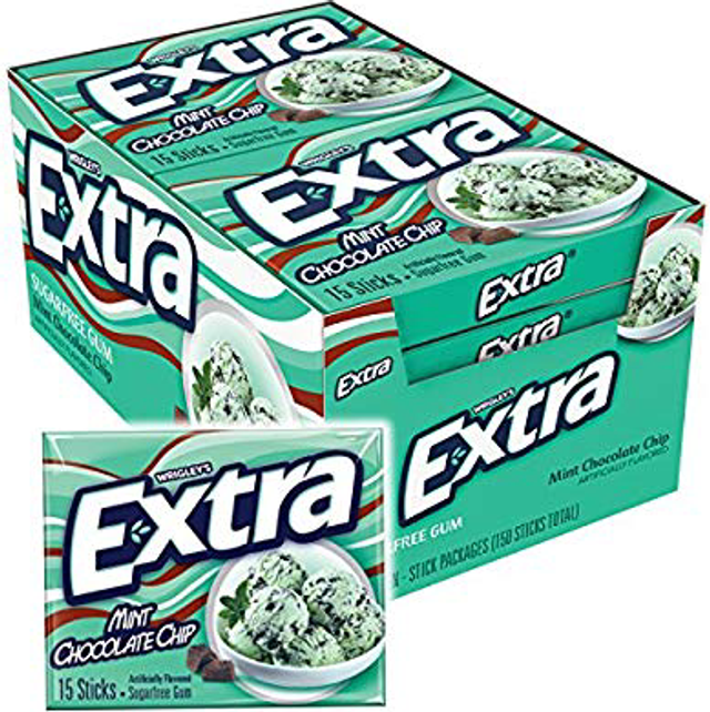 Wrigley&#039;s Extra Mint Choc Chip Slim Pak (40g)