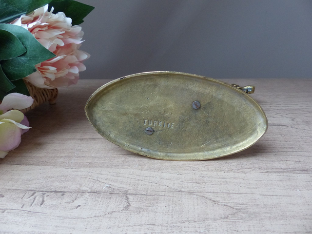 Sculpture chameau en laiton fait main symbole de bonheur et de richesse, figurine animal chameau art du laiton Turquie, décoration chambre