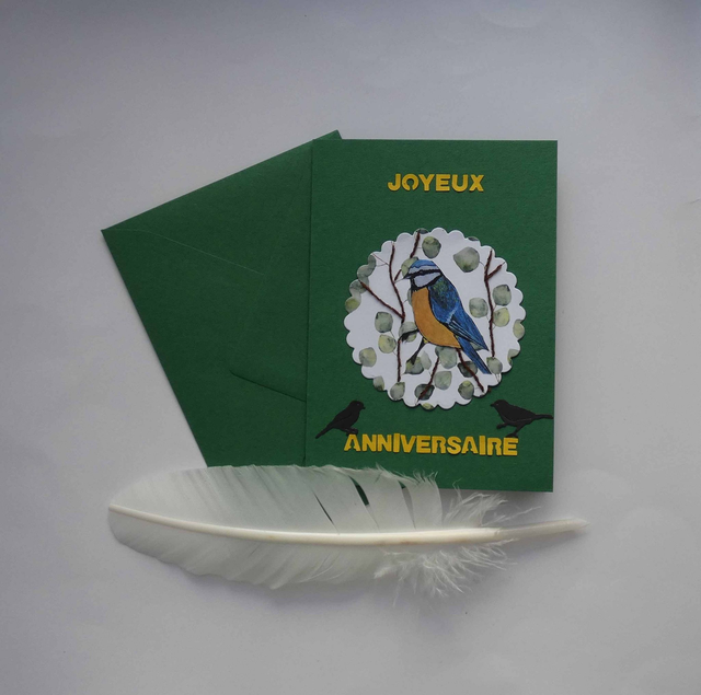 Une mésange pour un anniversaire