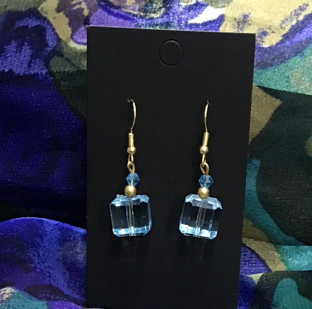 Blue Dangling Earrings - BLDE26