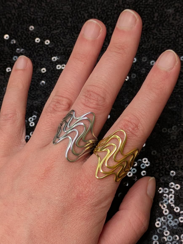 Bague wavy 