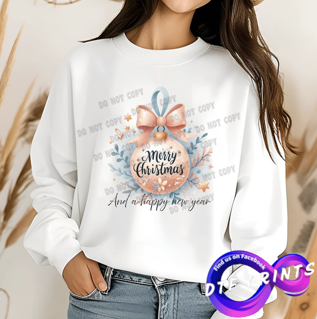 Merry Christmas bauble