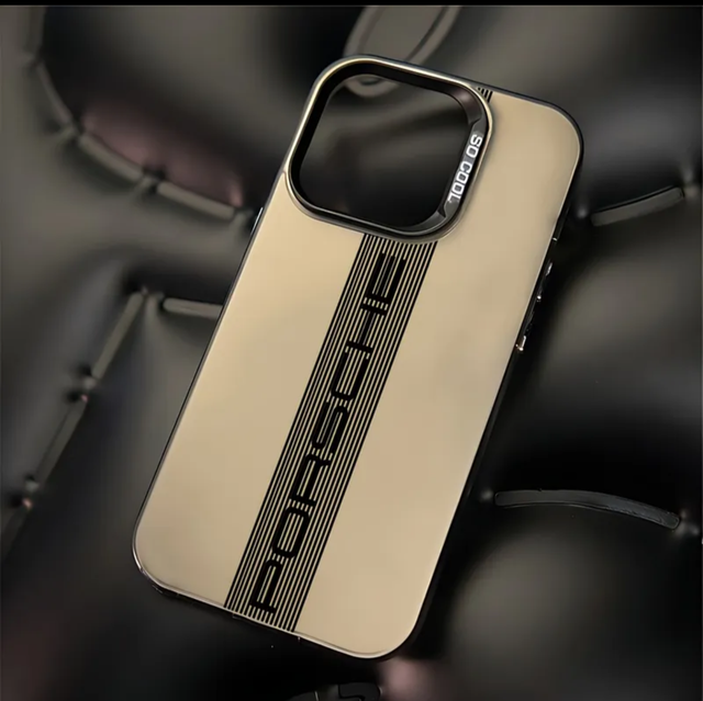 Etui na telefon  czarne sportowe P-Porsche 