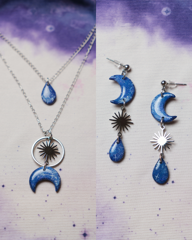 Set de lunas nebulosas