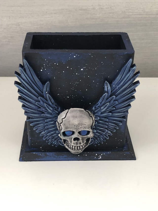 Pot Angel Wings Blue