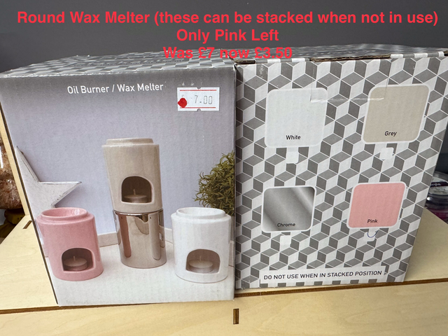 Pink Round Wax Melter