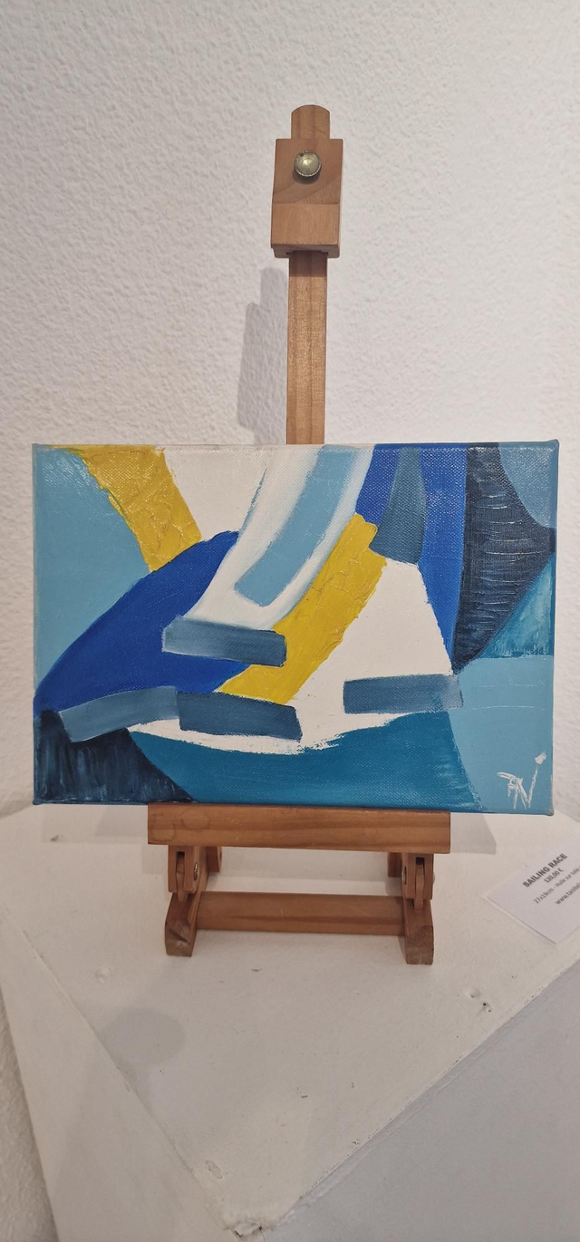 Huile sur toile | SAILING RACE