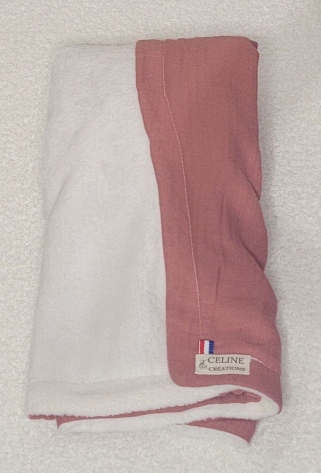 Couverture bébé ton rose