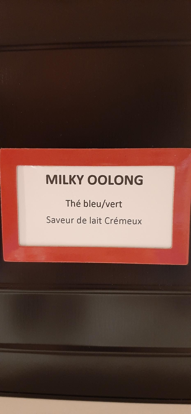 Milky oolong