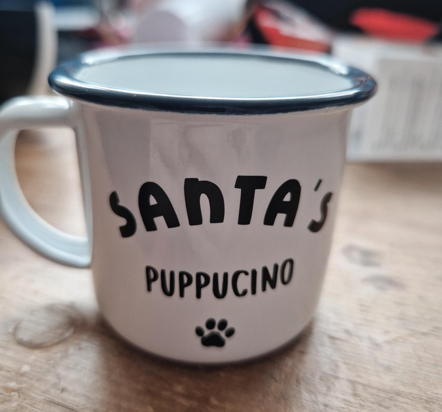 Personalised puppucino cup