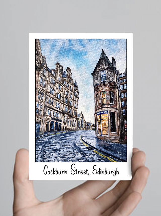 X10 Postcards - Cockburn Street, Edinburgh (40p per unit)
