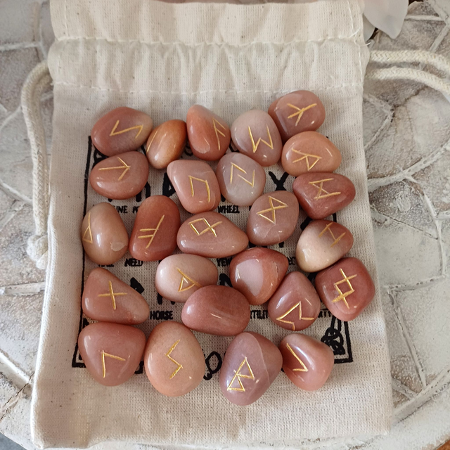 Rune Stones - Red Aventurine
