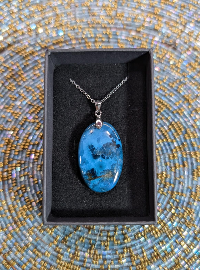 Pendentif Azurite 