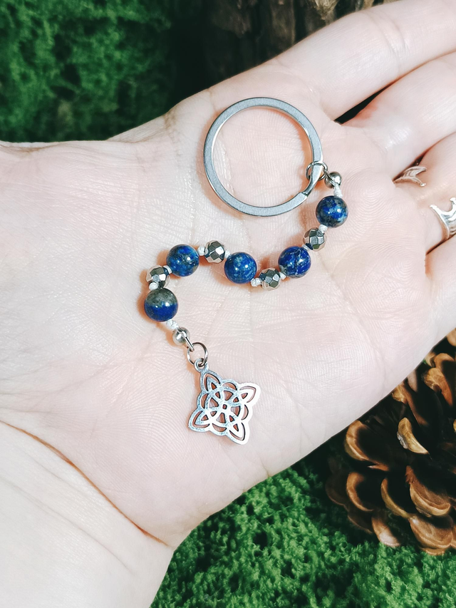 PORTE-CLÉS / ÉCHELLE DE SORCIÈRE - LAPIZ LAZULI 