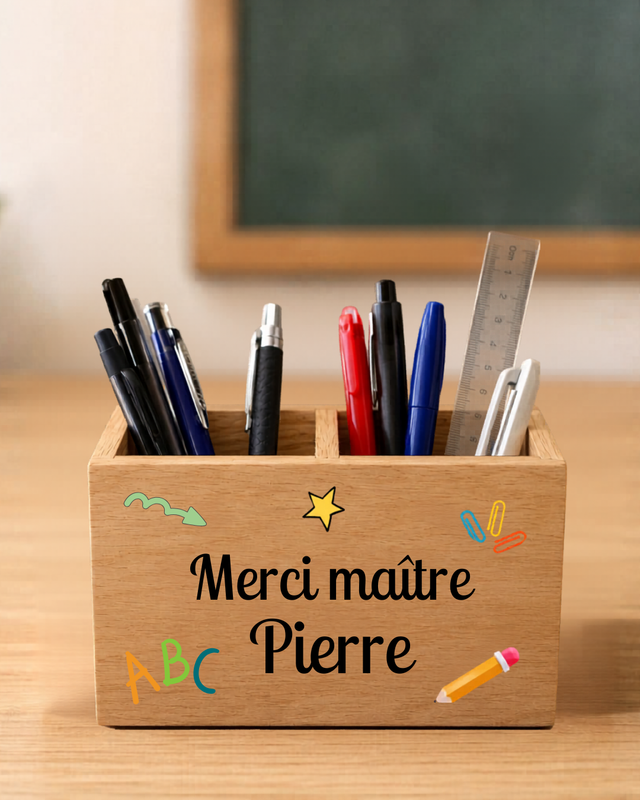 Pot à crayon Maître