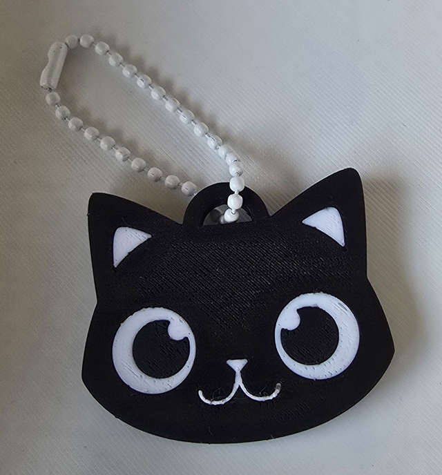 Porte clé Chat noir