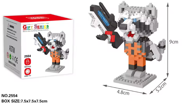 Mapache guerrero galáctico · Nivel medio