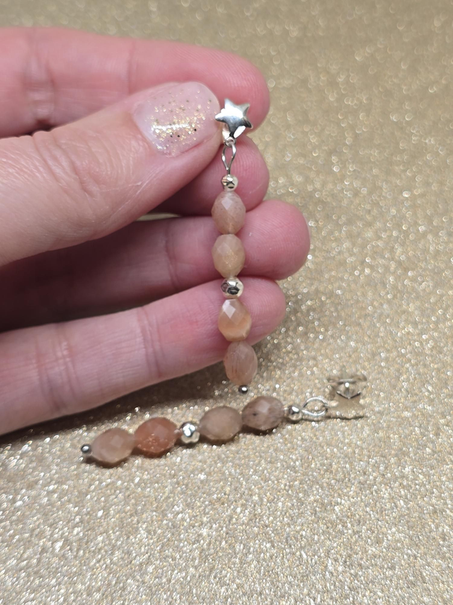 Boucles d'oreilles Pierre de soleil 