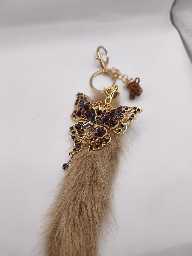 Porte clef/ bijoux de sac papillon 